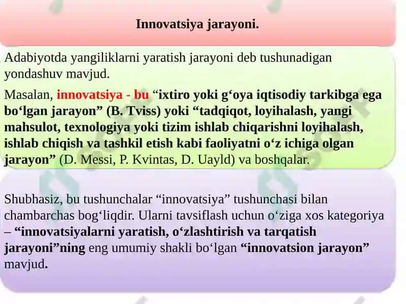 ИҚТИСОДИЁТДА ИННОВАЦИОН ФАОЛИЯТНИ ЎЗИГА ХОС ХУСУСИЯТЛАРИ 5