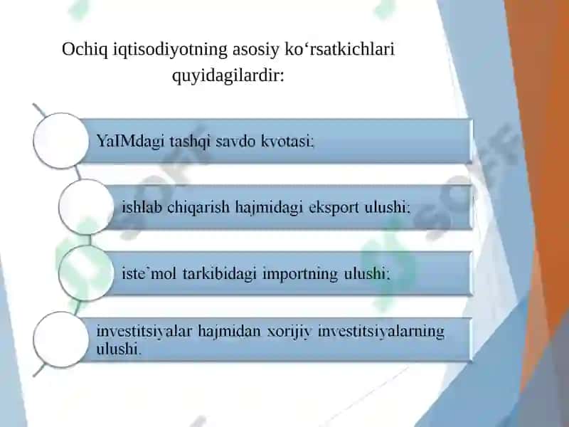 Ochiq iqtisodiyotda Mendell - Fleming modeli 5