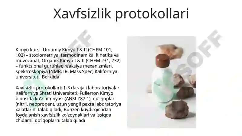 Kimyo talimining dasturi va darsliklari 5
