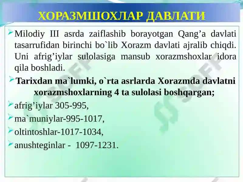 ILK O’RTA ASRLAR DAVRI MADANIYATI VA SAN’ATI 5