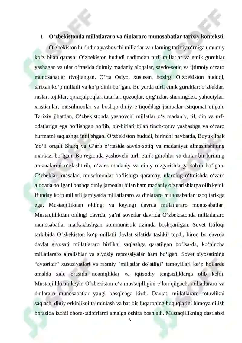 Oʻzbekistonda millatlararo va dinlararo munosabatlar 5