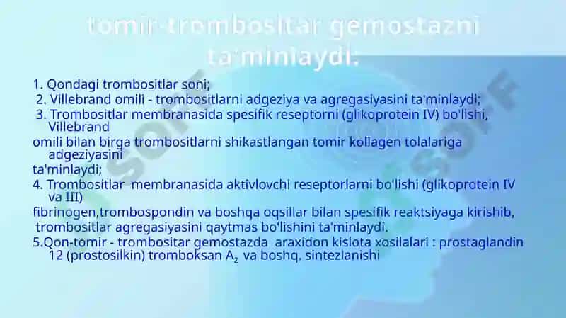 Qon ivish tizimi laborator diagnostikasi 5