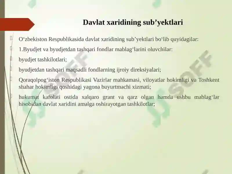 Davlat Xaridini Tashkil Etishning Ijtimoiy-Iqtisodiy Ahamiyati va Uni Iqtisodiyotga Ta’siri 5