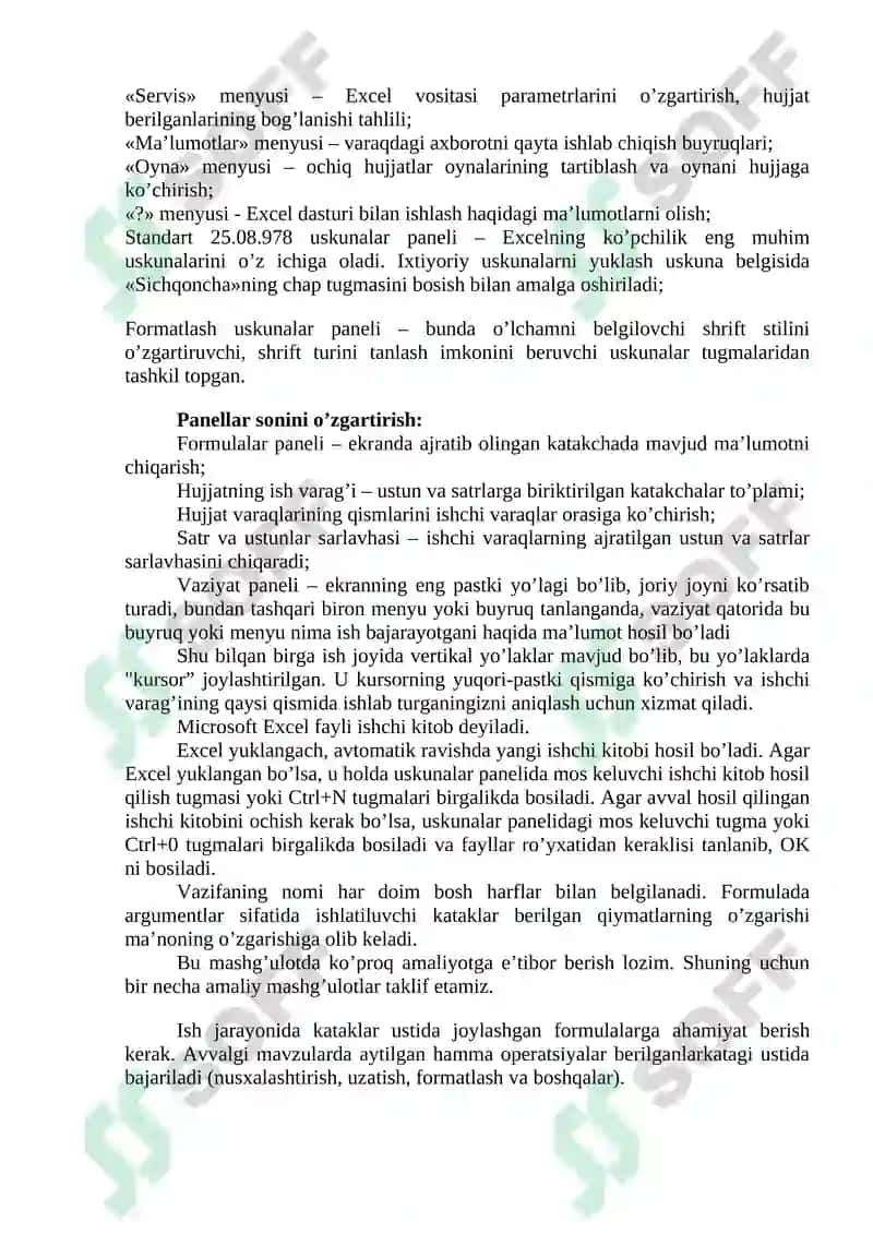 Elektron hujjatlar ustida ishlash 5