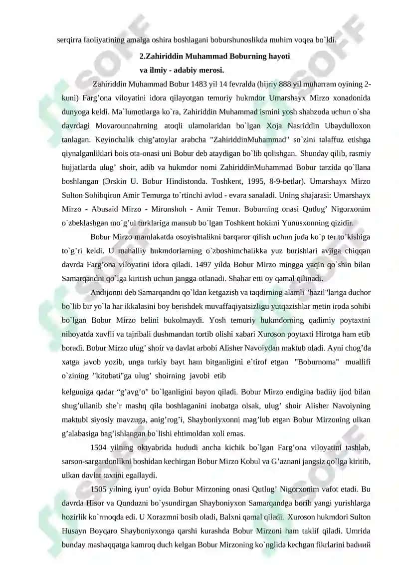 Zahiriddin Muhammad Boburning ilmiy qarashlari 5