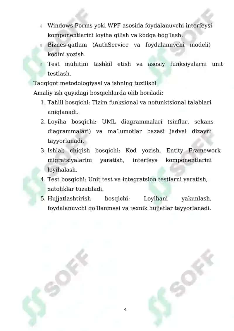 Foydalanuvchi ro’yhatga olish tizimi 5