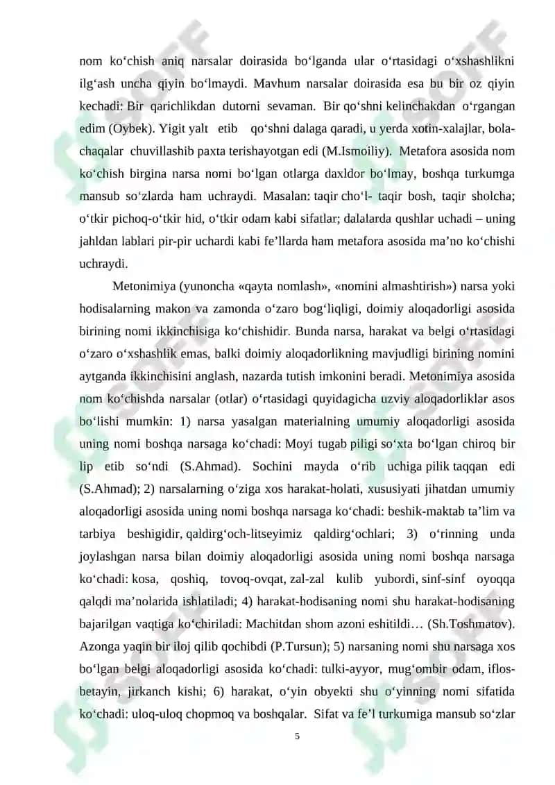 O‘zbek tilining leksikasining boyish manbalari 5