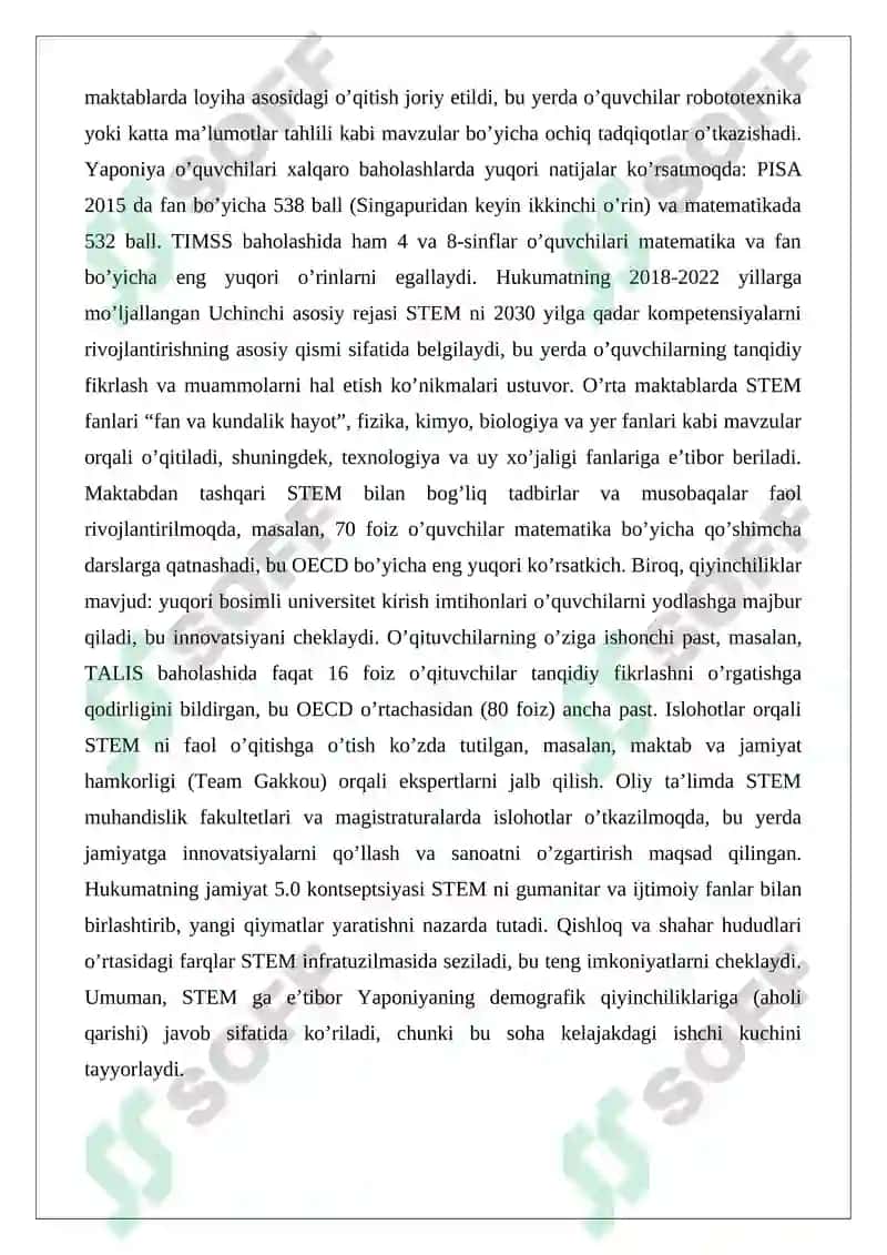 Yaponiya davlatida Ta’limni rivojlanishi va Yapanoyida sportni rivojlanishi 5