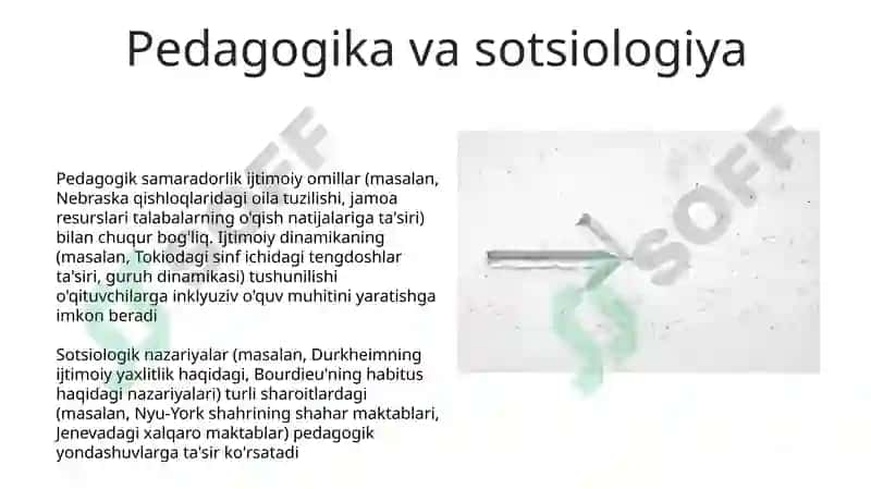 Pedagogikaning boshqa fanlar bilan aloqasi 5