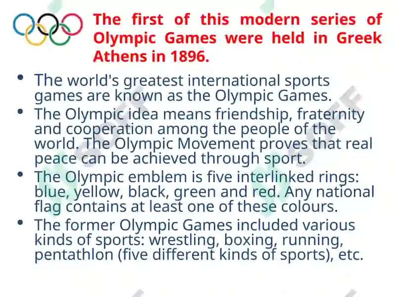 The Olympic Games(The Olympics) 5
