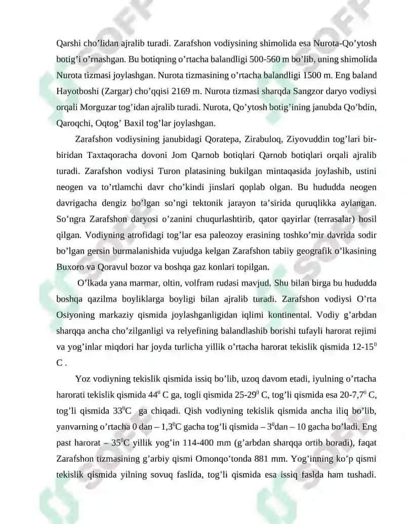 Zarafshon iqtisodiy rayonini iqtisodiy-ijtimoiy muammolari va ularning yechim 5