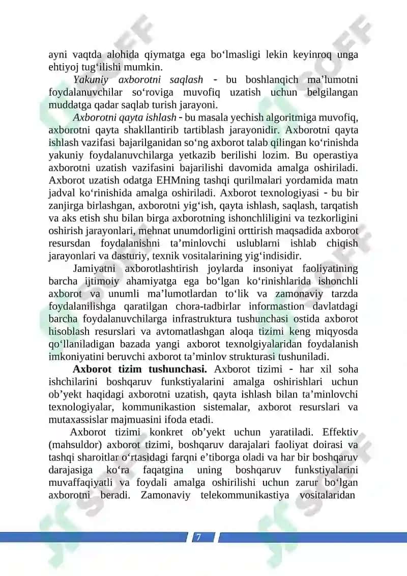 Elektron biznes tizimlari 5