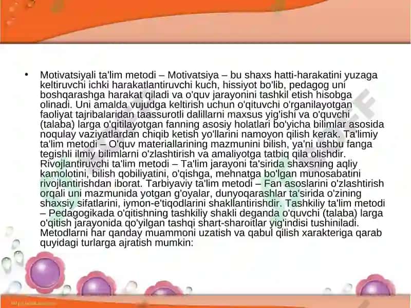 Ta’limning zamonaviy mеtоdlari va vоsitalari 5