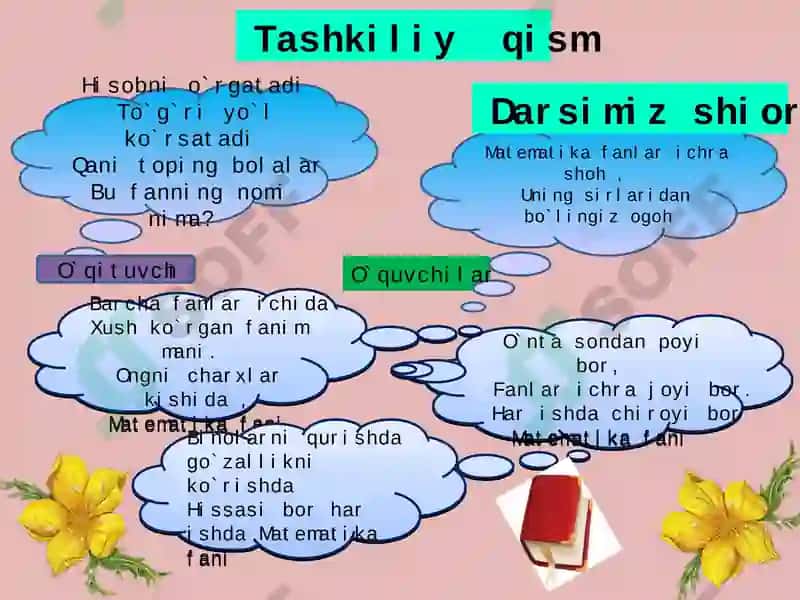 Ikki xonali songa yozma Ko'paytirish usullari 5