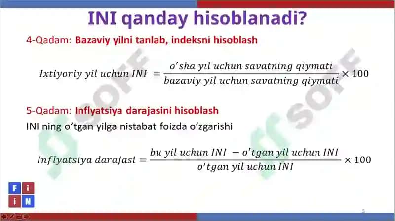 TURMUSH HARAJATLARINI HISOBLASH 5