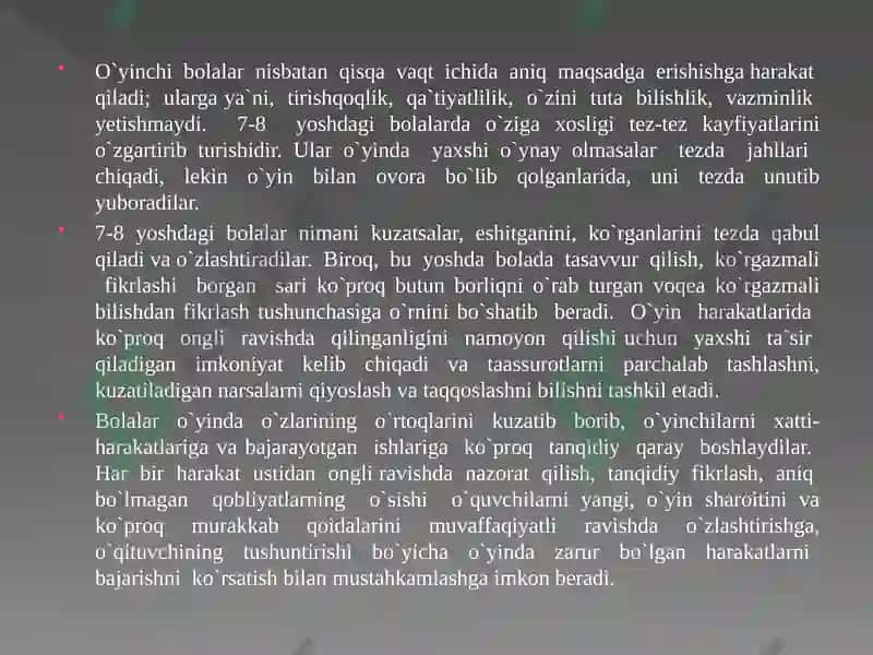 Milliy harakatli o'yinlar 5