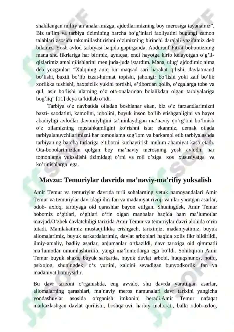 Qadimgi pandnomalarning ta’lim tarbiyaviy ahamiyati 5