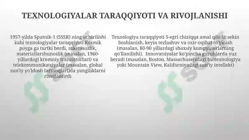 Rivojlanishning asosiy qonunlari 5