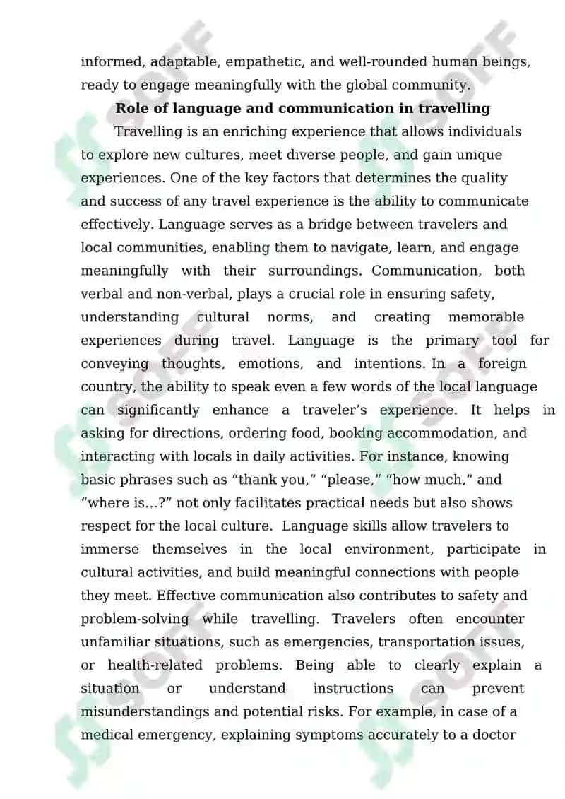 Trips and Travelling. Types and Usage of Adverbs 5