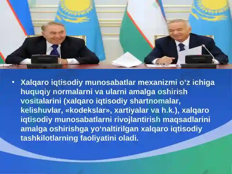 Xalqaro iqtisodiyintegratsiyauning mazmuni va shakllari 5