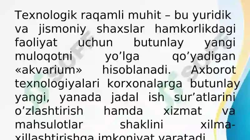 Raqamli iqtisodiyot va iqtisodiy o'sish 5