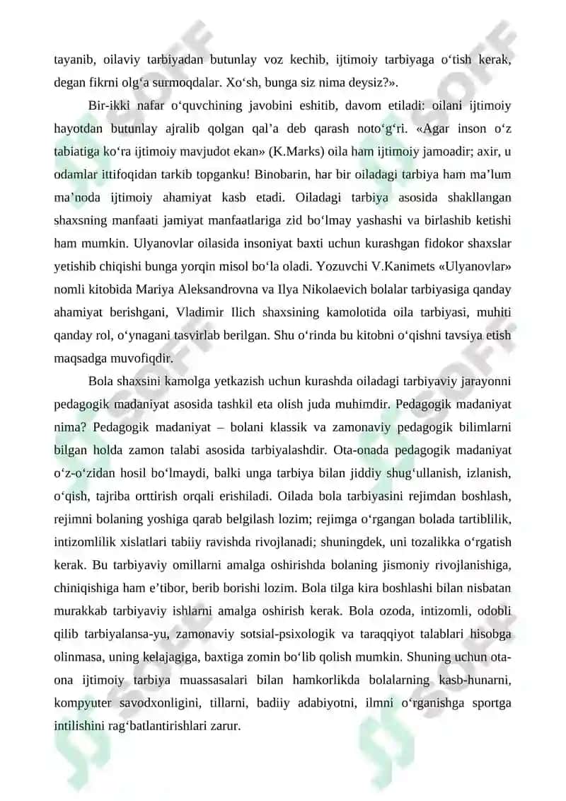 Oilada tejamkorlik fazilatlari 5
