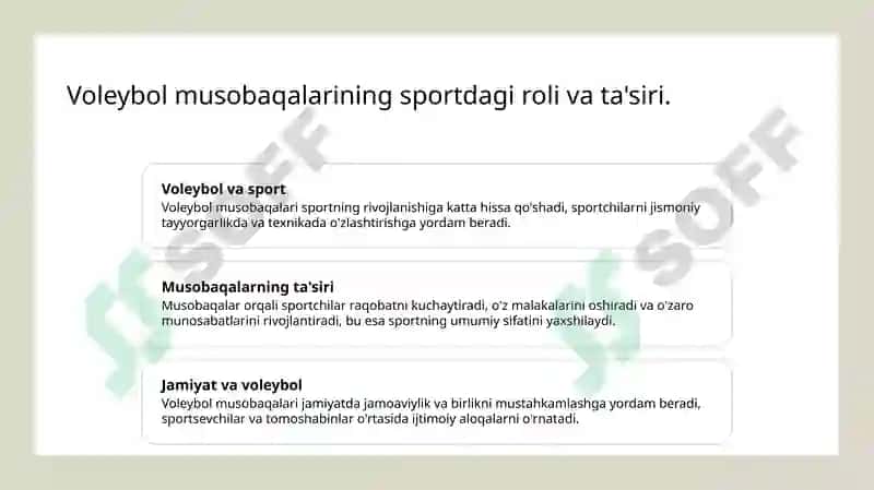 Voleybol musobaqalarining ahamiyati 5