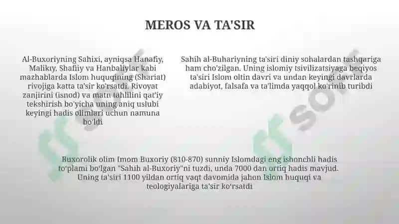 Sahih al-Buxoriy 5