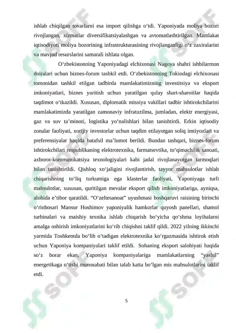 YAPONIYA ERKIN IQTISODIY ZONАSI 5