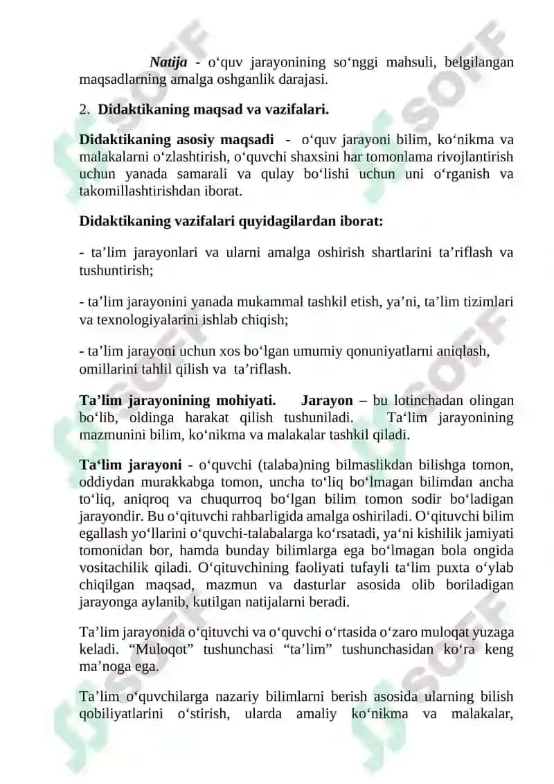 Ta'lim nazariyasi (didaktika) 5