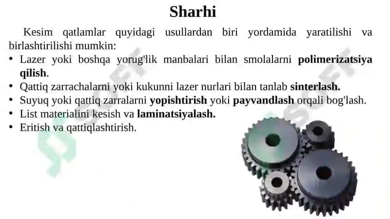 Tezprototiplash va ishlab chiqarish metodologiyasi 5