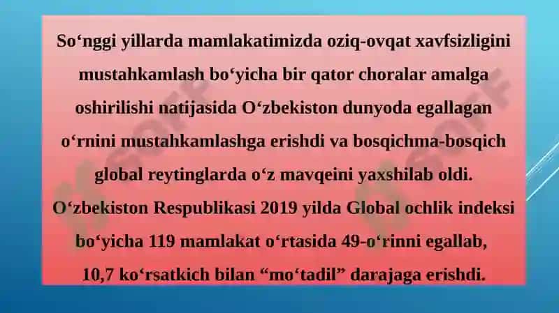 ORGANIK  QISHLOQ   XO‘JALIGINI  RIVOJLANTIRISH YO‘NALISHLARI. 5