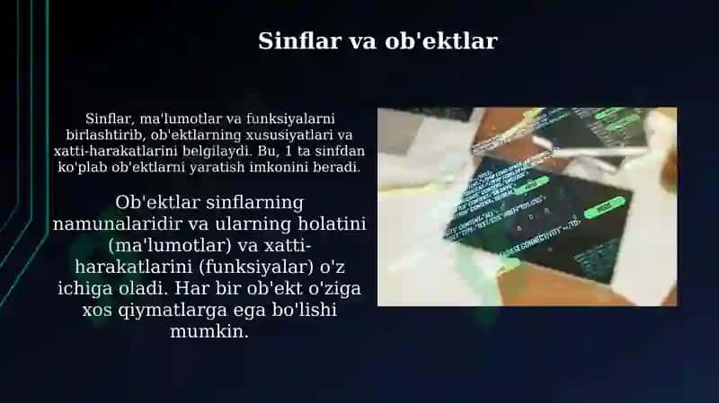 C++ dasturlash tilining interfeysi va imkoniyatlari 5