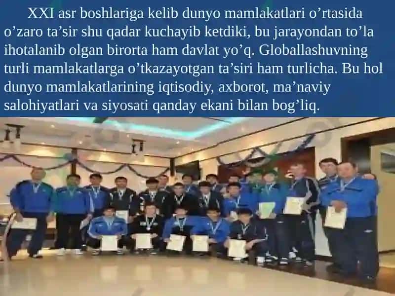 Globallashuvning asosiy davrlari 5