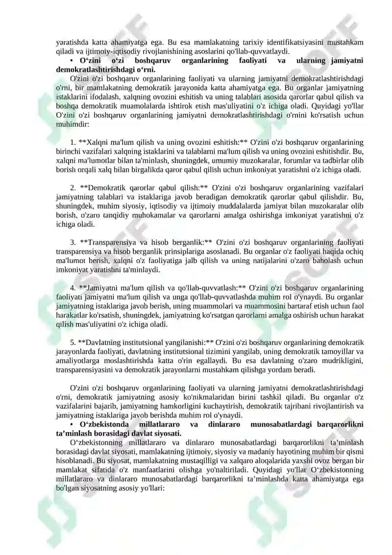 Tarixiy madaniyat tarixi fanining fan sifatida tutgan o‘rni 5