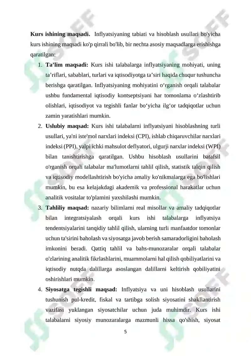 INFILATSIYANING MOHIYATI VA HISOBLANISH USULLARI 5