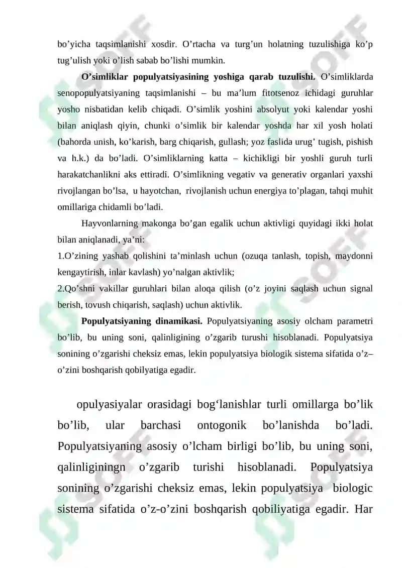 Populyatsiya ekologiyasi 5