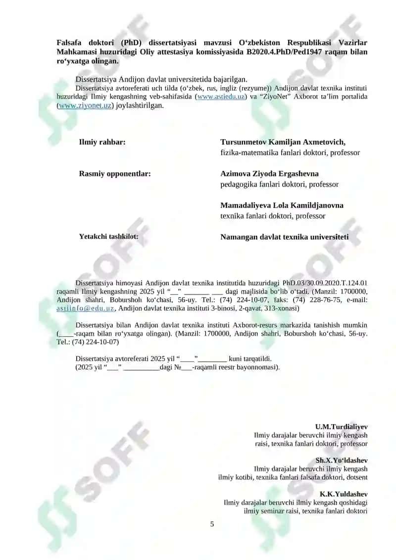 Yarimoʻtkazgichlar fizikasini innovatsion texnologiyalar asosida oʻqitish metodikasi takomillashtirish 5