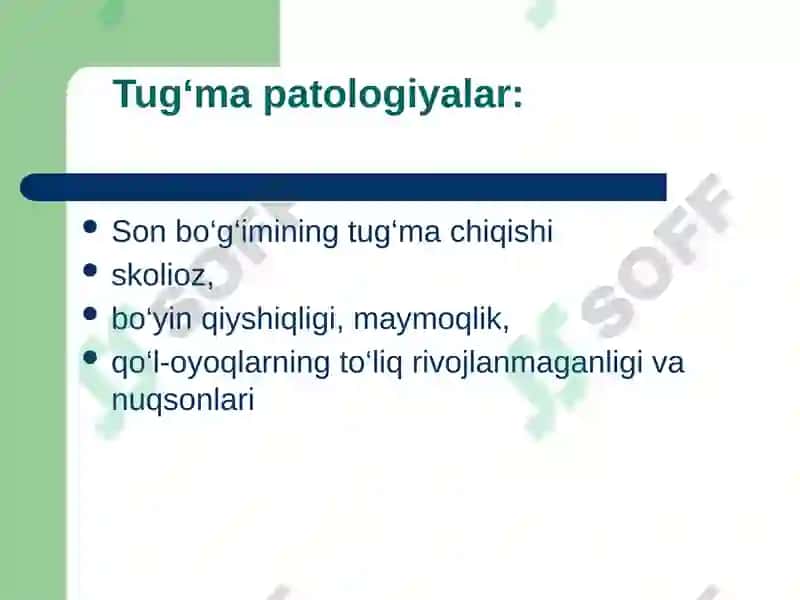 Tayanch-harakat apparatida nuqsonlari bо‘lgan bolalar rivojlanishining o‘ziga xos xususiyatlari 5