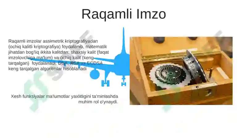 Kriptografiya nazariyasining asosiy tamoyillari 5