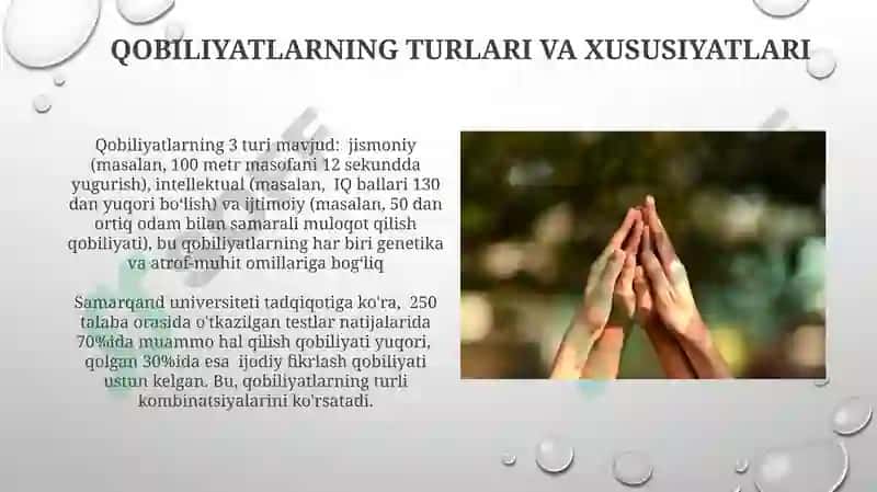 Harakter va qobiliyat 5