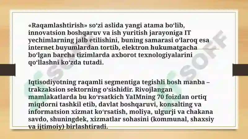Raqamli iqtisodiyot sharoitida savdo-iqtisodiy faoliyat 5