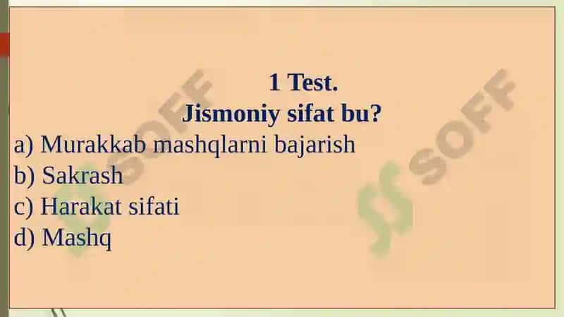 Kuchjismoniysifatinirivojlantirish metodikasi 5