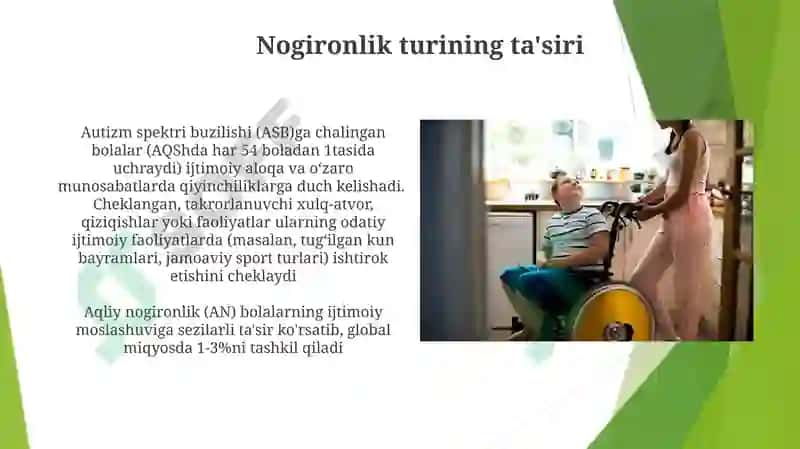 Mujassam nuqsonli bolalarning ijtimoiy moslashuvi 5