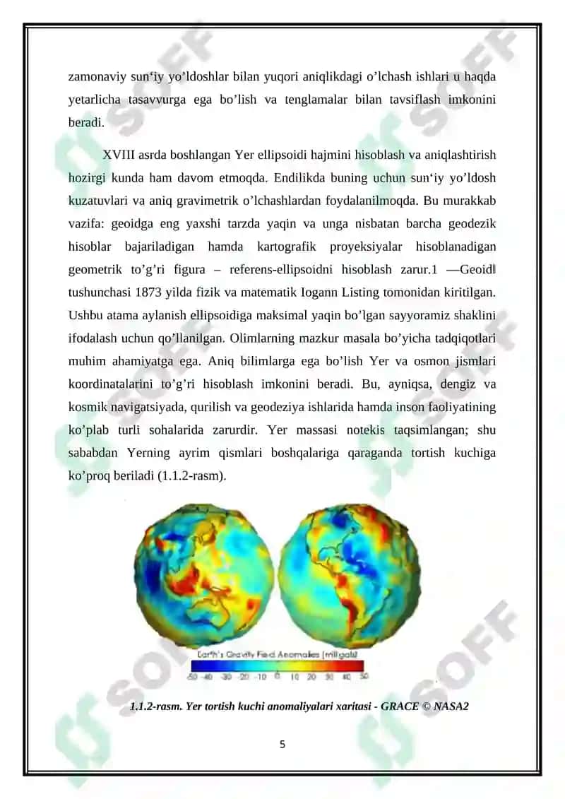 MATERIK KARTALARI UCHUN KARTOGRAFIK PROEKSIYALARNI TANLASH 5