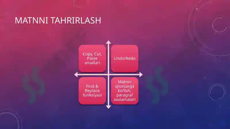 Word dasturi 5