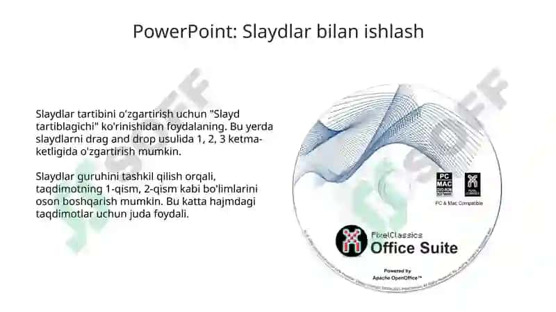 PowerPoint, EXEL, Word dasturlari haqida taqdimot 5