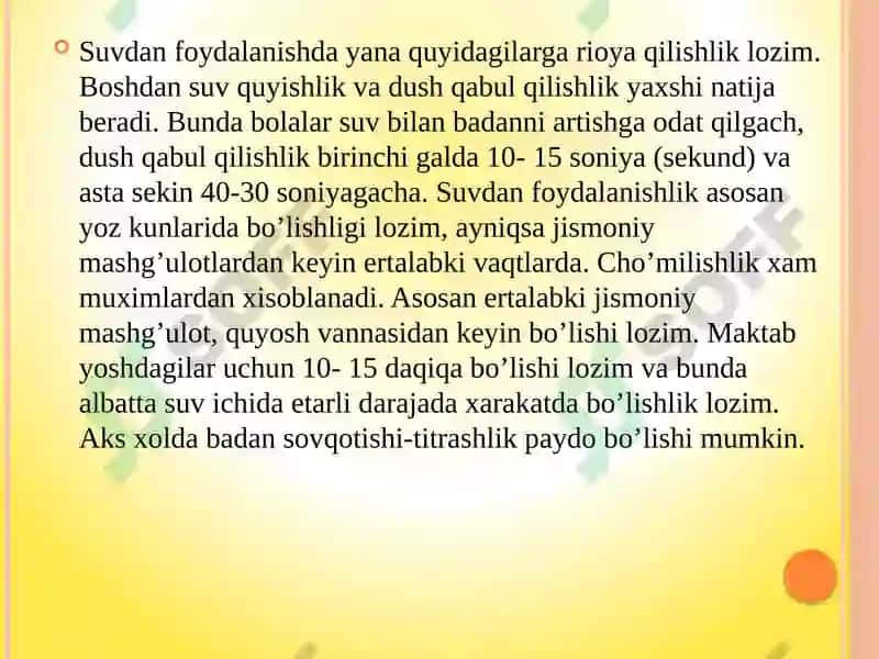 Organizmni chiniqtirishning nazariy asoslari 5
