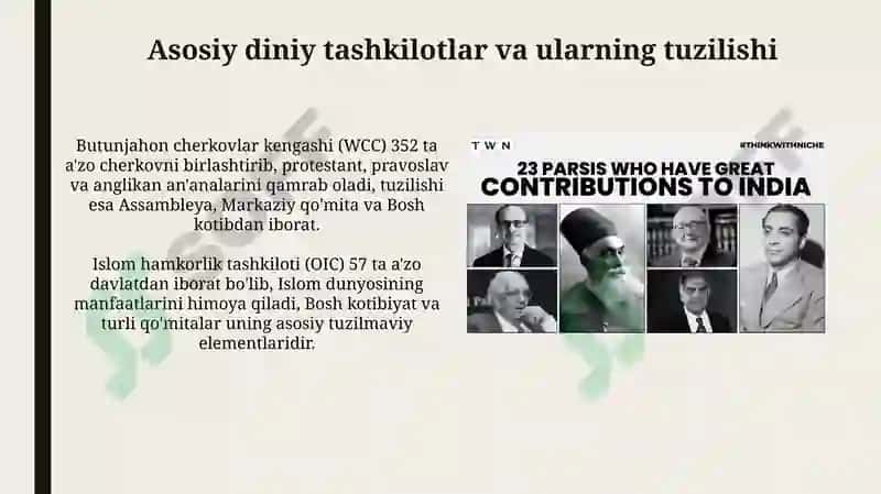 Xalqaro diniy tashkilotlar tarixi va ularning barqaror rivojlanish maqsadlariga qo‘shayotgan hissasi 5