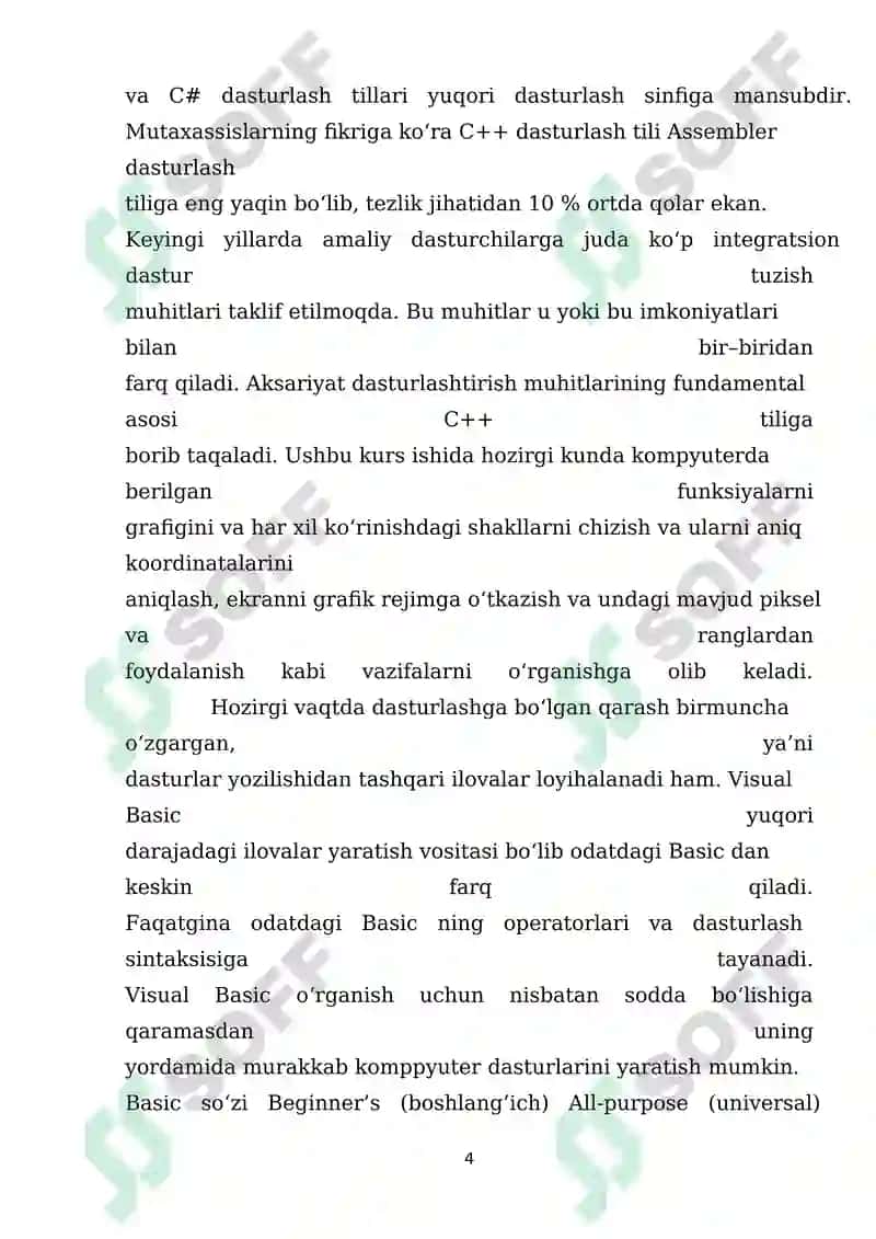 Bajargan vazifalar ro’yhati 5